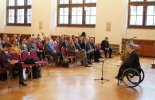 Der Eröffnung folgten Grußworte von Landtagsvizepräsident Horst Wehner.  | Foto: René Sievert