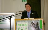 Bernd Heinitz eröffnet den Sächsischen Naturschutztag 2011  | Foto: Uwe Schroeder (NABU Sachsen)